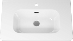 Brevita Тумба с раковиной Verde 70 подвесная зеленая – фотография-8