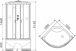 Erlit Душевая кабина ER 3510TP-C4-RUS – фотография-4