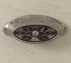 Акватон Пенал для ванной "Жерона" L белое серебро – фотография-4