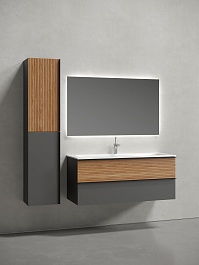 Sancos Тумба под раковину Delta 120 дуб красный/графит – фотография-6