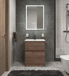 BelBagno Тумба с раковиной Kraft 39 50 напольная Rovere Tabacco – фотография-6