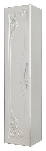  Пенал для ванной Vittoria белый – фотография-4