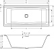 Riho Акриловая ванна STILL SQUARE LED 170х75 R – фотография-12