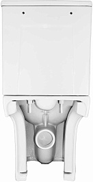 Azario Унитаз-компакт Alba AZ-8323 безободковый с бачком с сиденьем микролифт белый – фотография-10