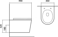 Aquatek Унитаз подвесной Вега AQ1904-00 – фотография-2