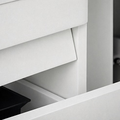 Vivon Тумба под раковину Atwood 80 подвесная белая матовая – фотография-9