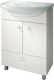 Какса-а Тумба для умывальника Домино 60 с ящиком – фотография-1