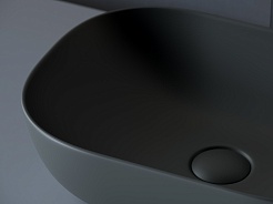 Ceramicanova Мебельная раковина Element 46 CN6009MDH тёмный антрацит матовый – фотография-5
