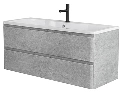 BelBagno Тумба под раковину Albano 120 подвесная Cemento Verona Grigio – фотография-1