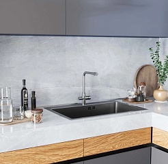 Mixline Смеситель для кухни 35k MLSS-0320/MLSS-3220 сталь – фотография-3