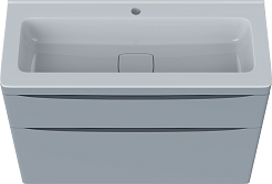 Vivon Тумба под раковину Ostin 90 напольная серая матовая – фотография-2