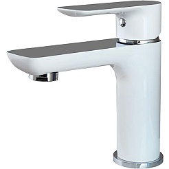 Gappo Смеситель для раковины G48 G1048 белый/хром – фотография-1