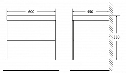 BelBagno Мебель для ванной REGINA 600 Bianco Opaco – фотография-2