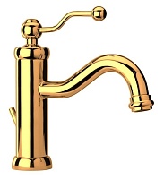 Paini Смеситель для раковины Duomo 88OP211 с донным клапаном, золото PVD (OP)