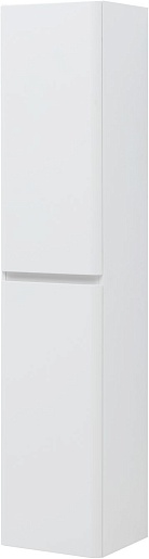 Aquanet Шкаф пенал Эмбер 35 подвесной белый матовый – картинка-3