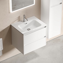 Sancos Мебель для ванной Libra 60 белый глянец – фотография-4