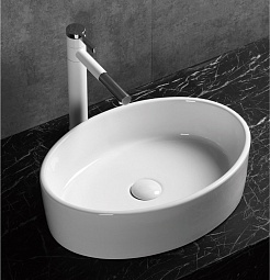 Ceruttispa Раковина накладная 50 CR7016 белая – фотография-2