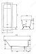 Jacob Delafon Ванна чугунная Parallel 170х70 E2947 – картинка-6