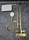 Gappo Душевая стойка G17-3 G2417-3 золотой сатин – картинка-7