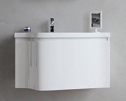 BelBagno Мебель для ванной FORMICA 80 Bianco Lucido, 1 ящик – фотография-3