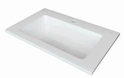 Madera Мебельная раковина Modul 77 глянцевый белый Mol.08.80/W – фотография-2