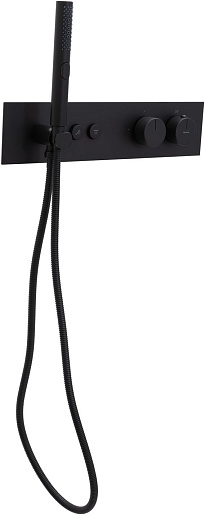 Allen Brau Смеситель для ванны Liberty 5.33010-31 (с внутренней частью, 2 хода) черный матовый – фото-1