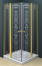 Cezares Душевой уголок ROYAL PALACE-A-AH-2-90/100-CP-G – фотография-1