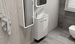 Jorno Тумба под раковину Modul 50 подвесная белая – фотография-2