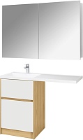 Акватон Мебель для ванной Лондри 60 L дуб сантана/белая