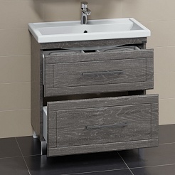 СанТа Тумба под раковину Венера 80 дуб шале графит – фотография-4