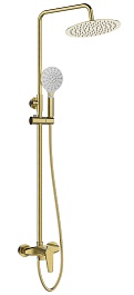 Tokito Душевая система KIN брашированное золото TOK-RAI-KIN1016 – фотография-1