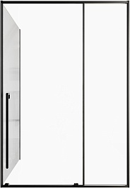 Allen Brau Душевой уголок Fantasy 140x100 3.11008.31/3.11014.31 чёрный матовый – фотография-2