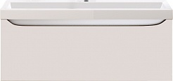 Aqwella Тумба с раковиной Верона 100 белая – фотография-1