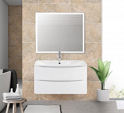 BelBagno Тумба с раковиной ACQUA 900 Bianco Lucido – фотография-2