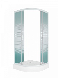 Teymi Душевой уголок Lina 90х90 матовые стёкла с поддоном T00109 – фотография-5