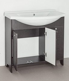 Style Line Мебель для ванной Кантри 90 венге – фотография-8