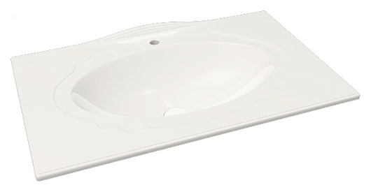 Opadiris Тумба с раковиной Фреско 100 орех – фотография-4