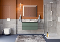 BelBagno Тумба с раковиной Kraft 100 подвесная Еловый матовый с раковиной BB-8099-100 – фотография-12