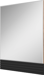 Brevita Тумба с раковиной Dakota 100 подвесная дуб галифакс олово/черный кварц – фотография-8