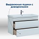 Aquanet Тумба с раковиной София 105 подвесная белая – фотография-28
