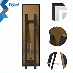 Teymi Зеркало Helmi Black Edition 49/165 LED сенсор T20242 – фотография-11