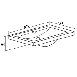 Runo Тумба с раковиной Фостер 60 – фотография-6