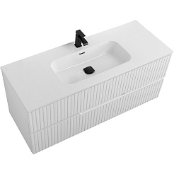 Cezares Тумба под раковину Duet-N 120 подвесная ясень белый софт – фотография-2