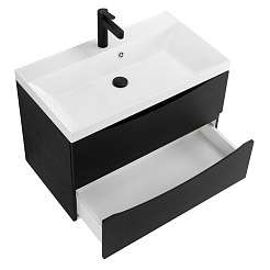 BelBagno Тумба с раковиной Marino 80 подвесная Rovere Cioccolato Amaro – фотография-4