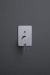 Allen Brau Смеситель для душа Priority X2 5.31011-00 (с внутренней частью, 2 выхода) хром – фотография-3