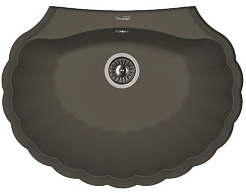 Florentina Мойка гранитная Гребешок антрацит – фотография-1