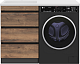 Misty Мебель для ванной Коломбо 120 L под стиральную машину дуб галифакс/антрацит – картинка-17