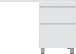 Vivon Тумба под раковину над стиральной машиной Harper 120 напольная белый глянец – фотография-2