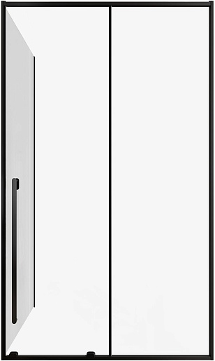 Allen Brau Душевой уголок Fantasy 120x90 3.11006.31/3.11013.31 чёрный матовый – фотография-2