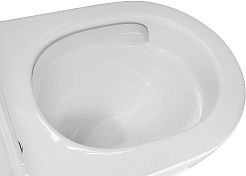 Azario Унитаз подвесной Eclat AZ-2381-A безободковый белый – фотография-13